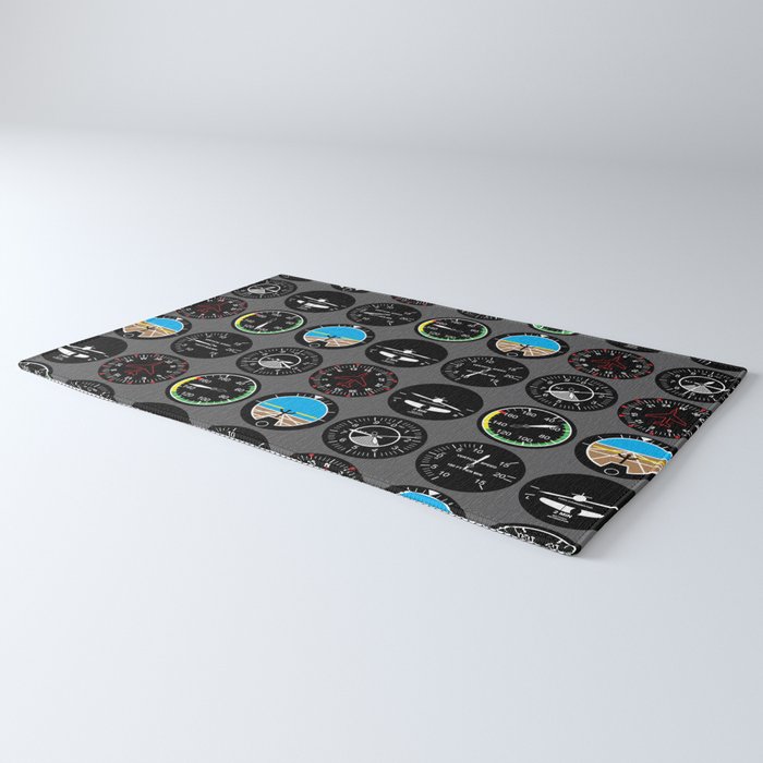 Flight Instruments Rug Gallery Image 3