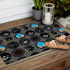 Flight Instruments Outdoor Rug Gallery Image 2