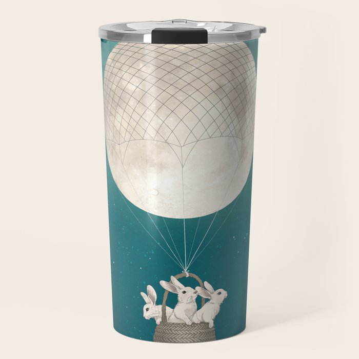 moon bunnies Travel Mug Gallery Image 1