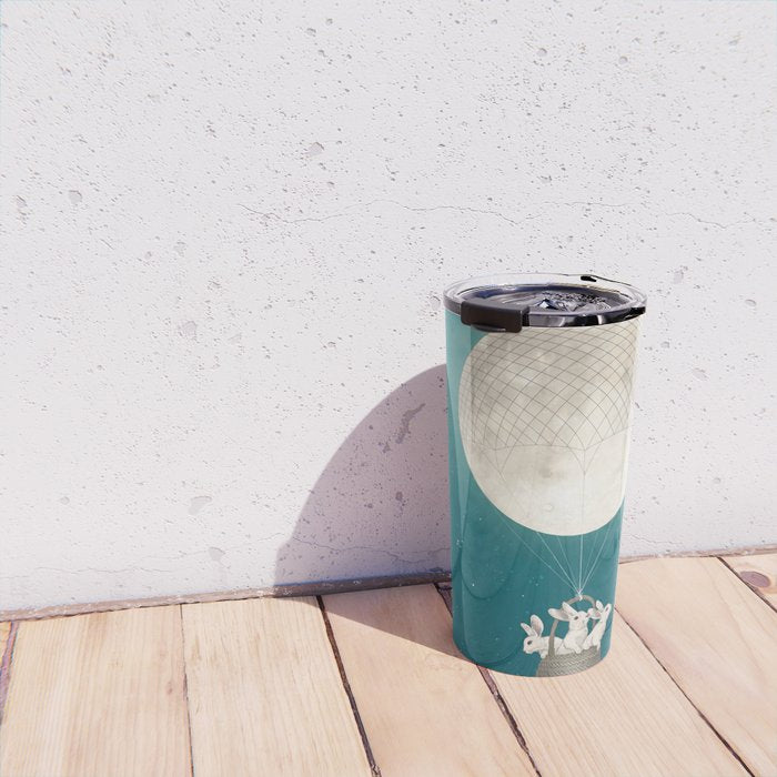 moon bunnies Travel Mug Gallery Image 4