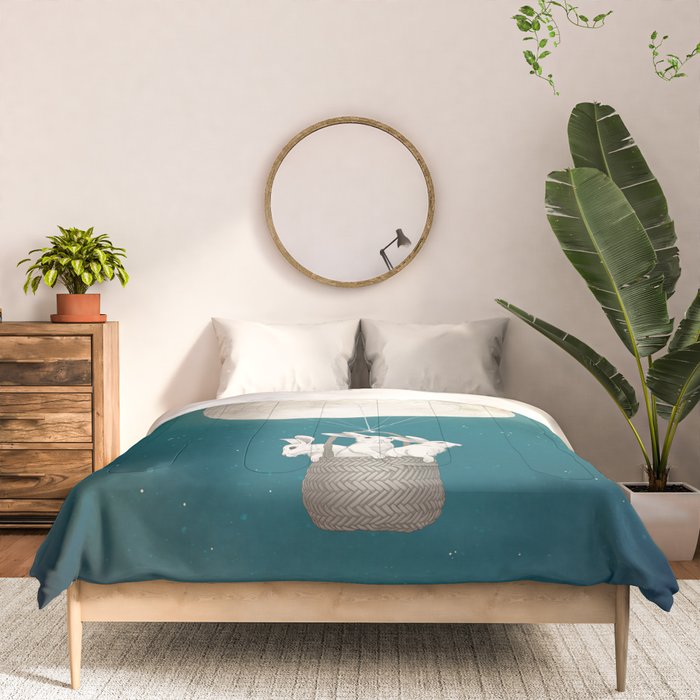 moon bunnies Comforter Gallery Image 3