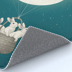 moon bunnies Rug Gallery Image 4