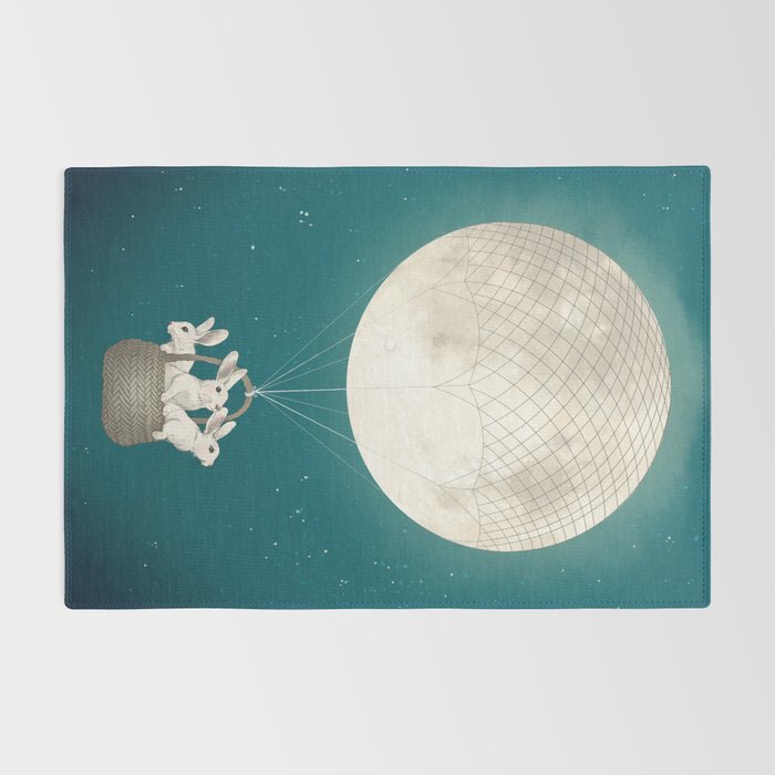 moon bunnies Rug Gallery Image 2