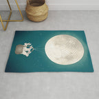 moon bunnies Rug Gallery Image 1