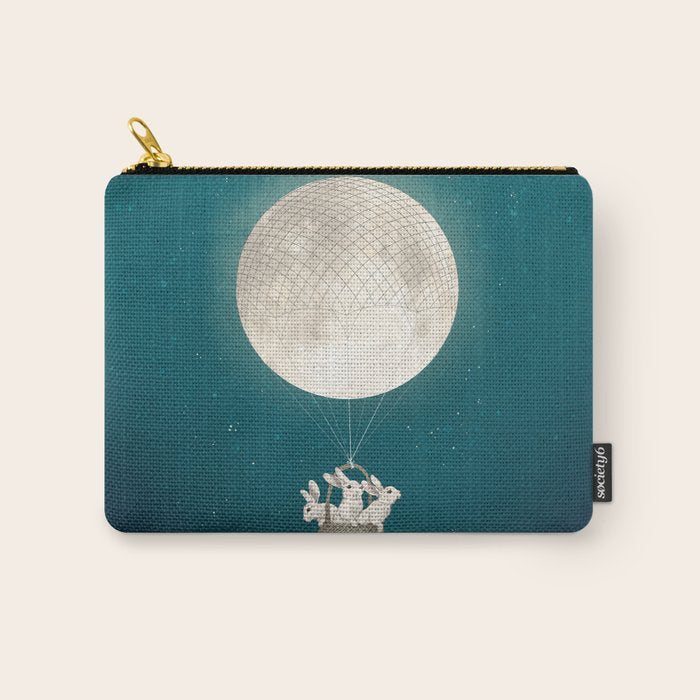 moon bunnies Carry All Pouch Gallery Image 1