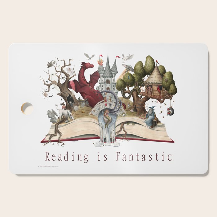 Reading is Fantastic Cutting Board Gallery Image 1