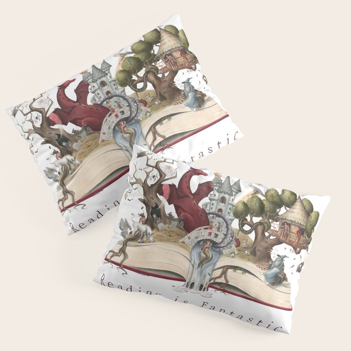 Reading is Fantastic Pillow Sham Gallery Image 3