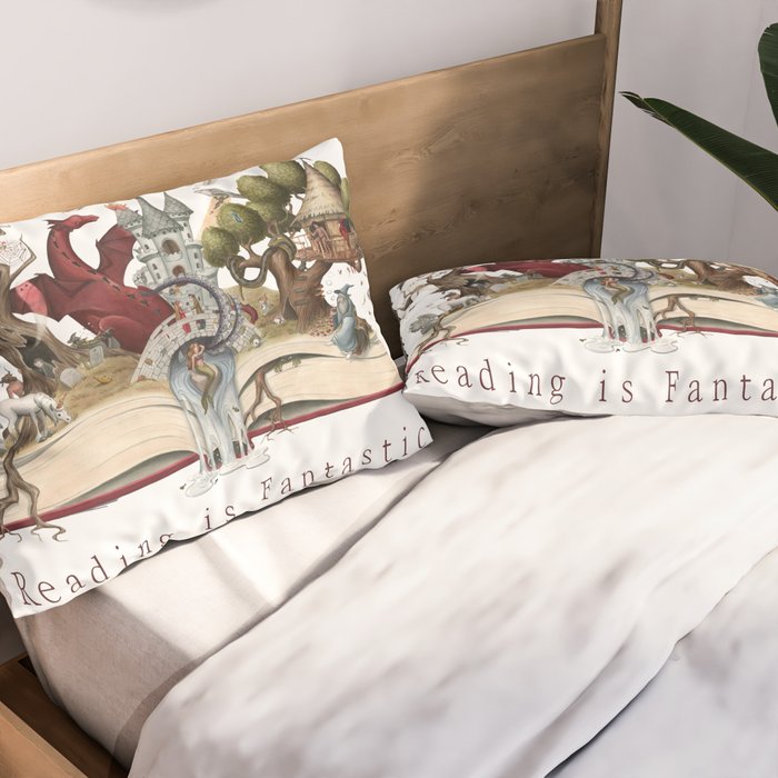 Reading is Fantastic Pillow Sham Gallery Image 2