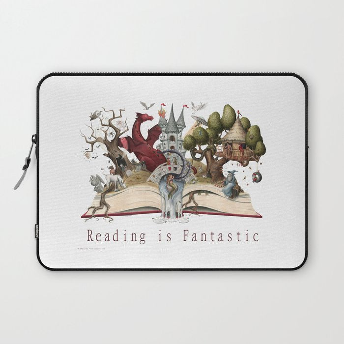 Reading is Fantastic Laptop Sleeve Gallery Image 1