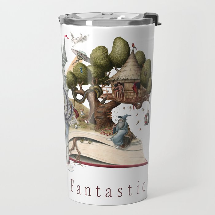 Reading is Fantastic Travel Mug Gallery Image 2