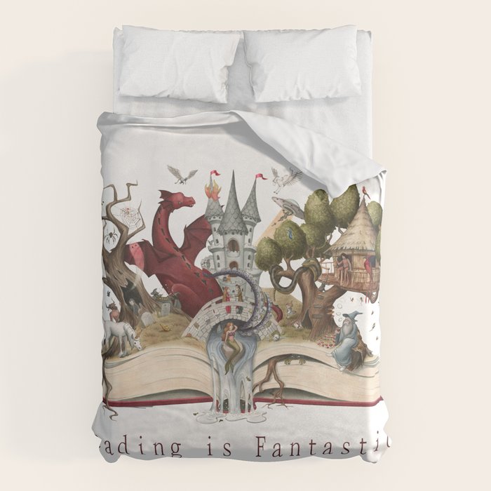 Reading is Fantastic Duvet Cover Gallery Image 6