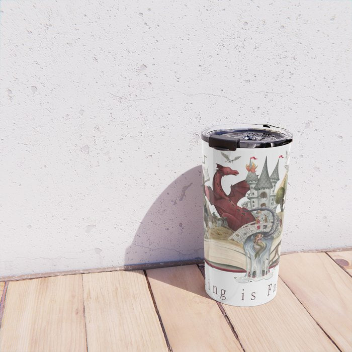 Reading is Fantastic Travel Mug Gallery Image 4