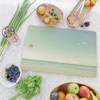 Serenity - blue beach lake michigan summer travel photograph Cutting Board Gallery Image 2