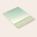 Serenity - blue beach lake michigan summer travel photograph Notebook Gallery Image 3