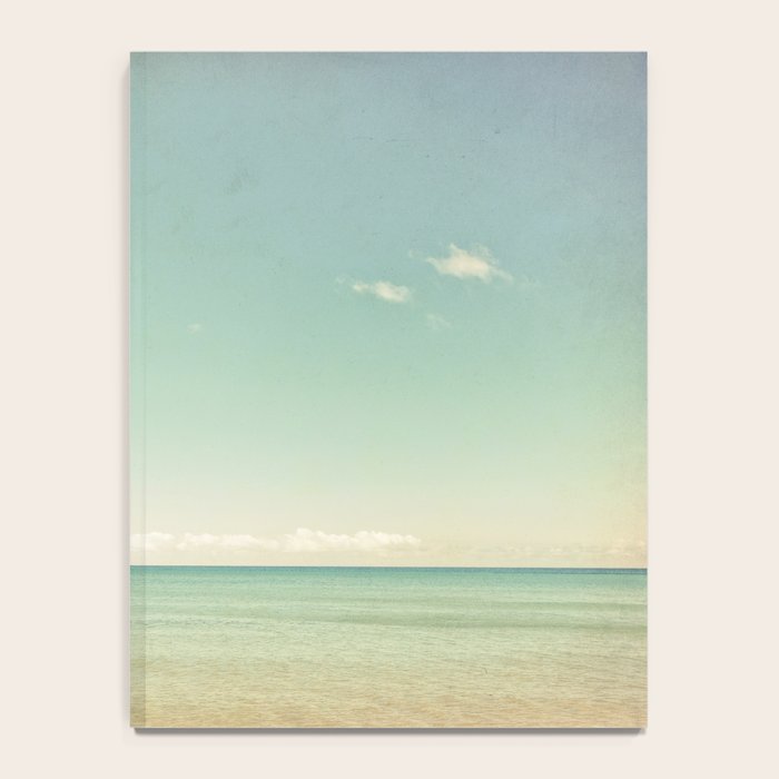Serenity - blue beach lake michigan summer travel photograph Notebook Gallery Image 4