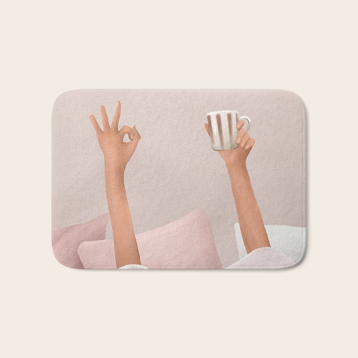 Morning Coffee II Bath Mat Gallery Image 1