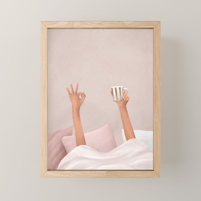 Morning Coffee II Mini Art Print Gallery Image 1