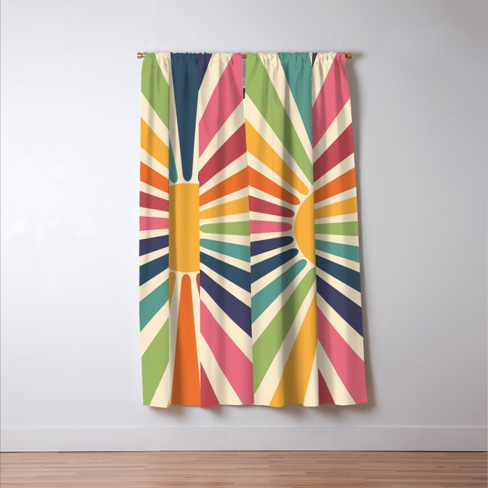 Sunny Rainbow Window Curtain Gallery Image 3