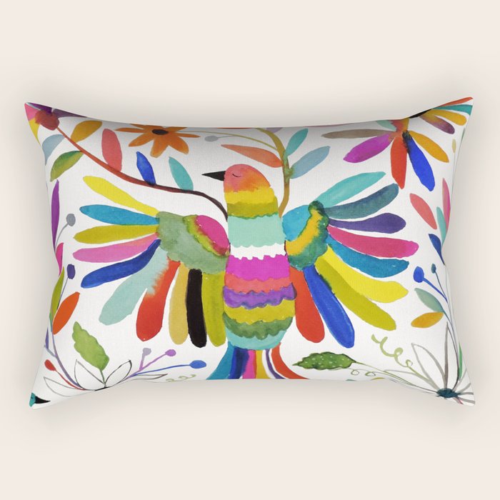 otomi bird Rectangular Pillow Gallery Image 1