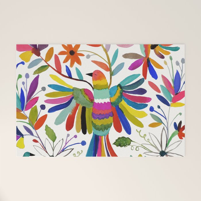 otomi bird Welcome Mat Gallery Image 1