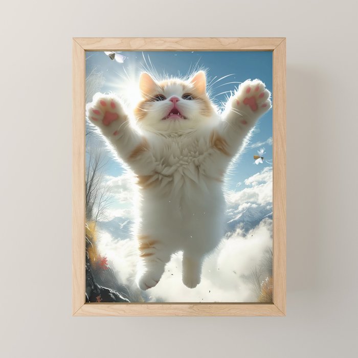 Catch me Mini Art Print Gallery Image 1