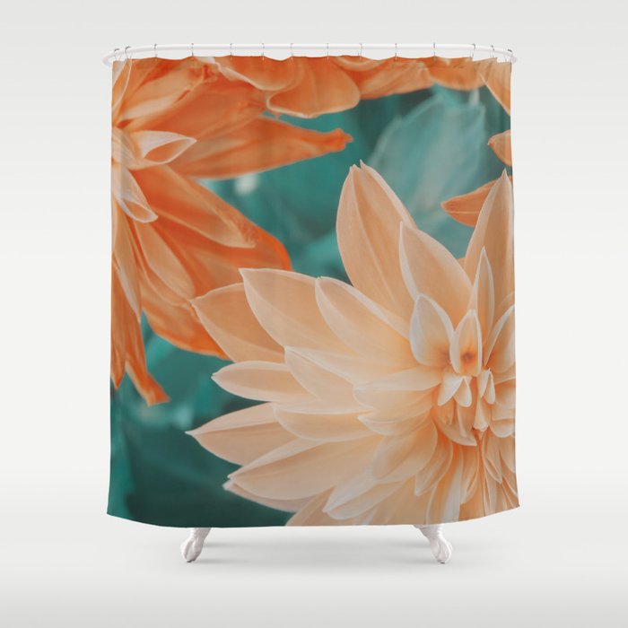 Dahlia Power Shower Curtain Gallery Image 1