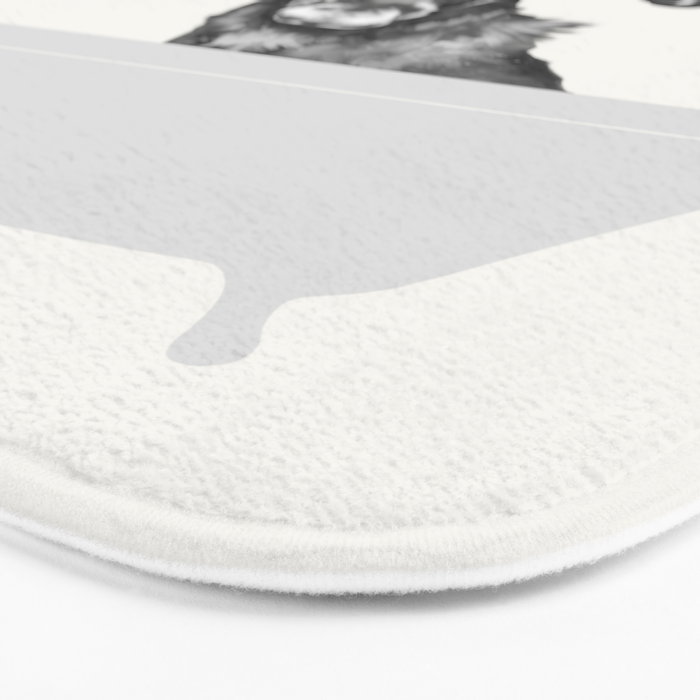 Vintage Moose in Bathtub Bath Mat Gallery Image 3