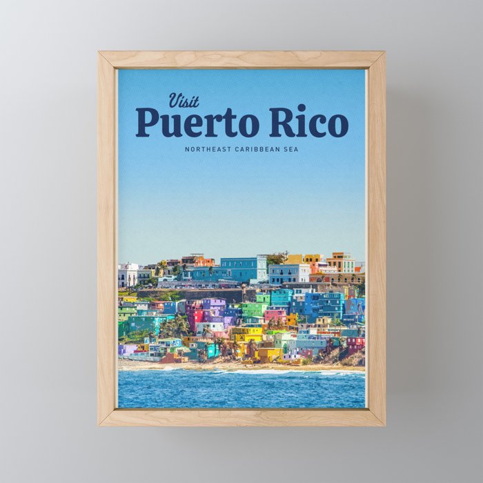 Visit Puerto Rico Mini Art Print Gallery Image 1