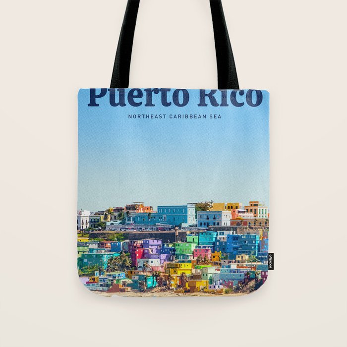 Visit Puerto Rico Tote Bag Gallery Image 1