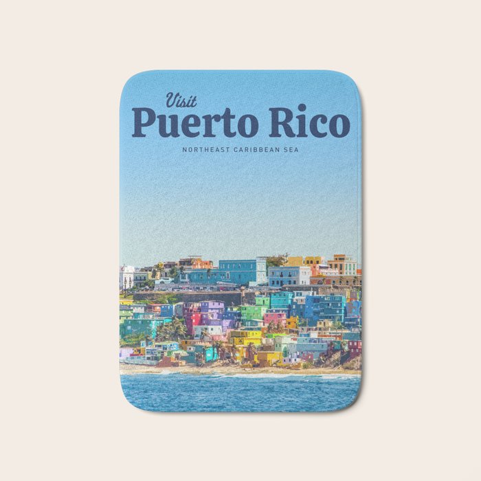 Visit Puerto Rico Bath Mat Gallery Image 1