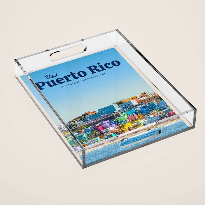 Visit Puerto Rico Acrylic Tray Gallery Image 1