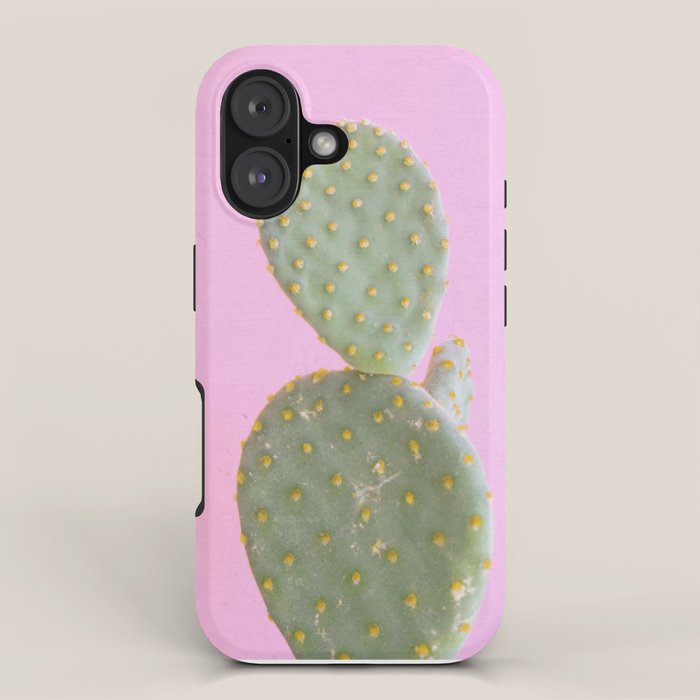 Pink Cacti iPhone Case Gallery Image 1
