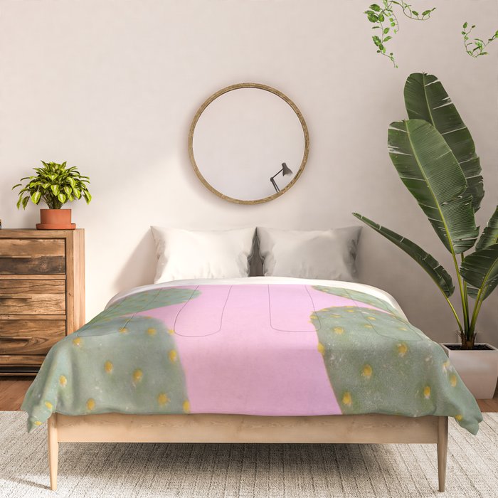 Pink Cacti Comforter Gallery Image 3