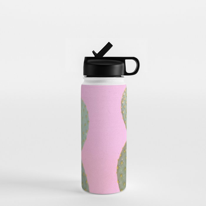 Pink Cacti Water Bottle Gallery Image 1