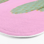 Pink Cacti Bath Mat Gallery Image 3