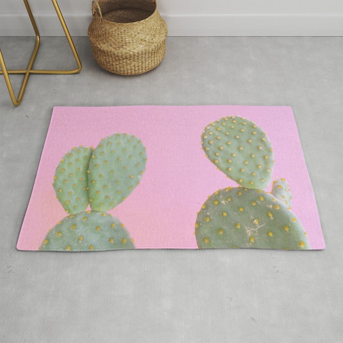 Pink Cacti Rug Gallery Image 1