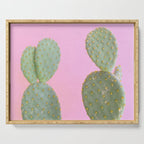 Pink Cacti Serving Tray Gallery Image 1