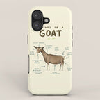 Anatomy of a Goat iPhone Case Gallery Image 1