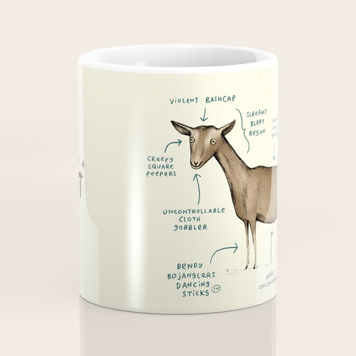 Anatomy of a Goat Coffee Mug Gallery Image 4