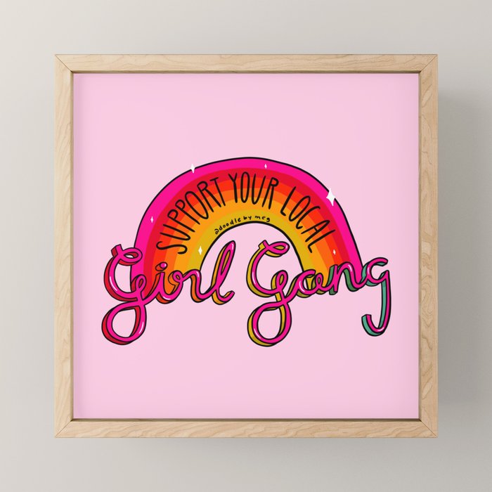 Local Girl Gang Mini Art Print Gallery Image 1