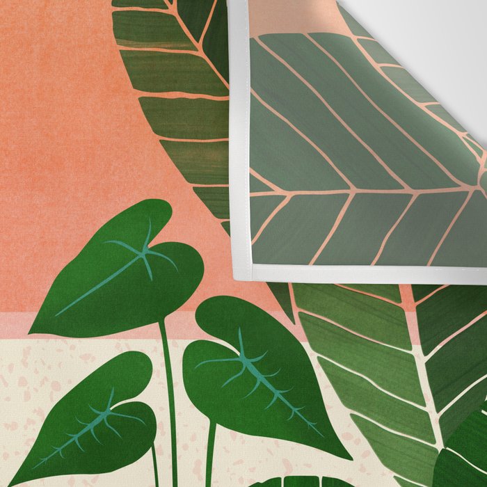 Shangri La Sunset Exotic Landscape Illustration Wall Tapestry Gallery Image 3