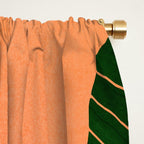 Shangri La Sunset Exotic Landscape Illustration Window Curtain Gallery Image 2