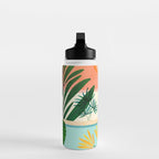 Shangri La Sunset Exotic Landscape Illustration Water Bottle Gallery Image 3