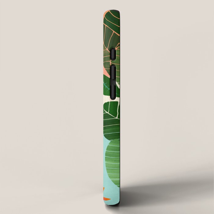 Shangri La Sunset Exotic Landscape Illustration iPhone Case Gallery Image 2