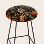 Autumn Winter Flowers Stool Gallery Image 2
