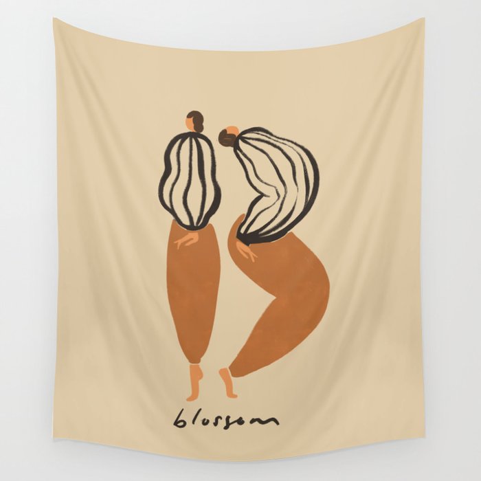 B for Blossom Wall Tapestry Gallery Image 1