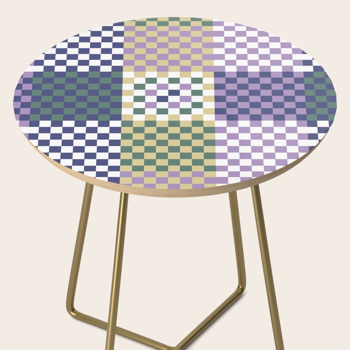 Bold colors block grid C Side Table Gallery Image 2