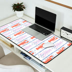Lobster Stripe Pattern Desk Mat Gallery Image 2