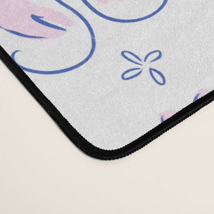 Lobster Stripe Pattern Desk Mat Gallery Image 4