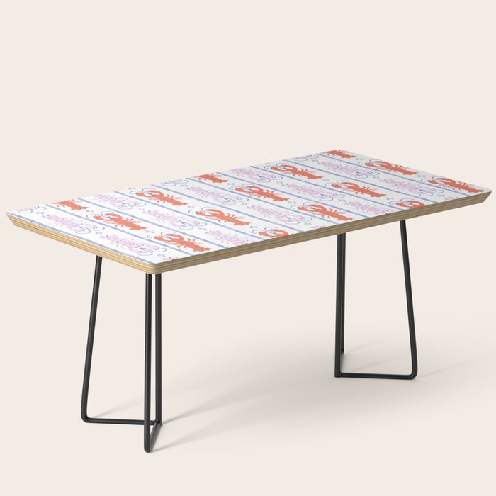 Lobster Stripe Pattern Coffee Table Gallery Image 1